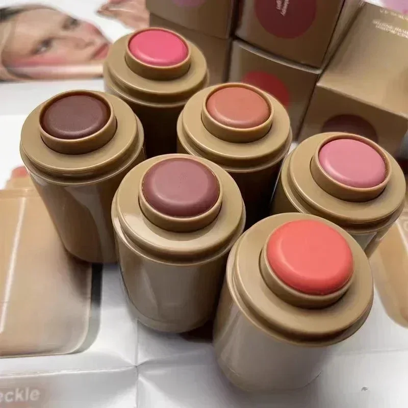 6 cores bolso blush maquiagem vara beleza cosméticos piggy sarda torrado teddy sono menina caixa de suco picante marg