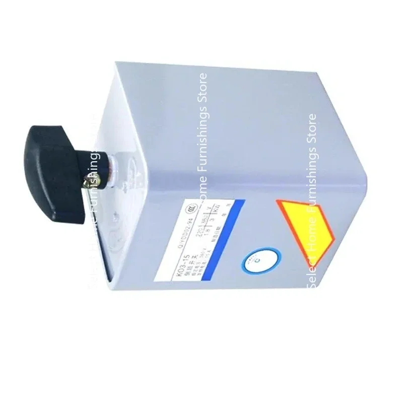 For AC 380V 15A 3KW Reversing Drum Switch Forward Stop Reverse Motor Control KO3-15A Siliver Changeover Forward Reversing Switch