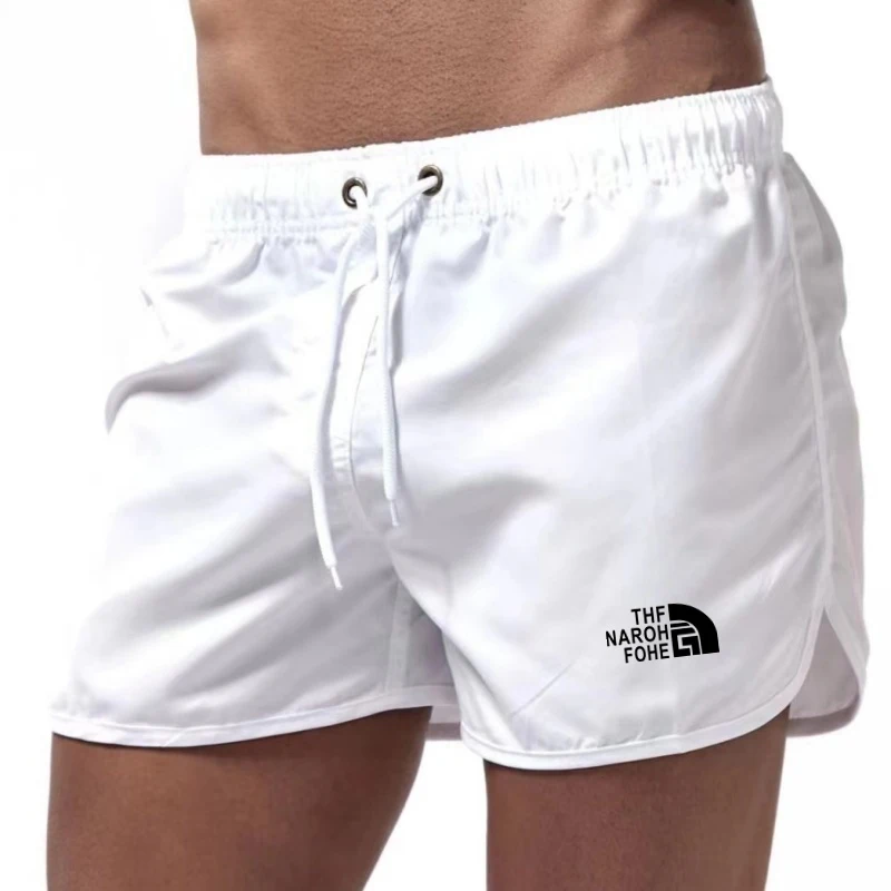 Men'S Quick Dry Swimwear Beach Shorts Summer Surf Fitness Board Trunks Gym Short Pants Male Clothing Beach Shorts Swim Shorts