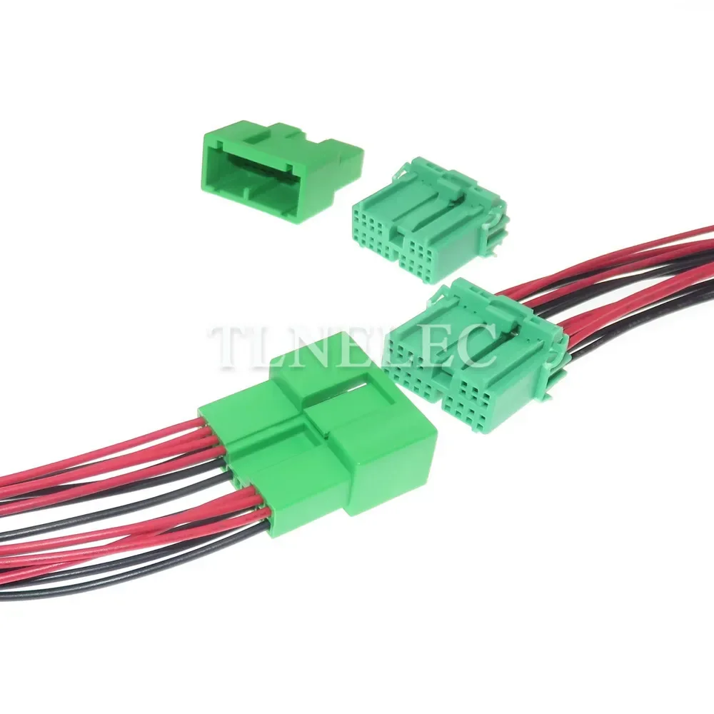 16 Pin Way Automotive Plug Auto Connector With Wires Car Wire Wiring Harness Cable Socket IL-AG5-16S-D3C1 IL-AG5-16P-D3C1