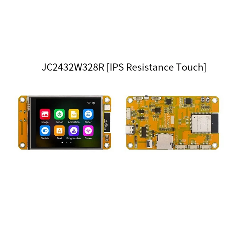 ESP32 Development Board 2.8 Inch Screen IPS Resistive Touch Module Wifi Bluetooth Smart LCD Display 240X320 LVGL Module