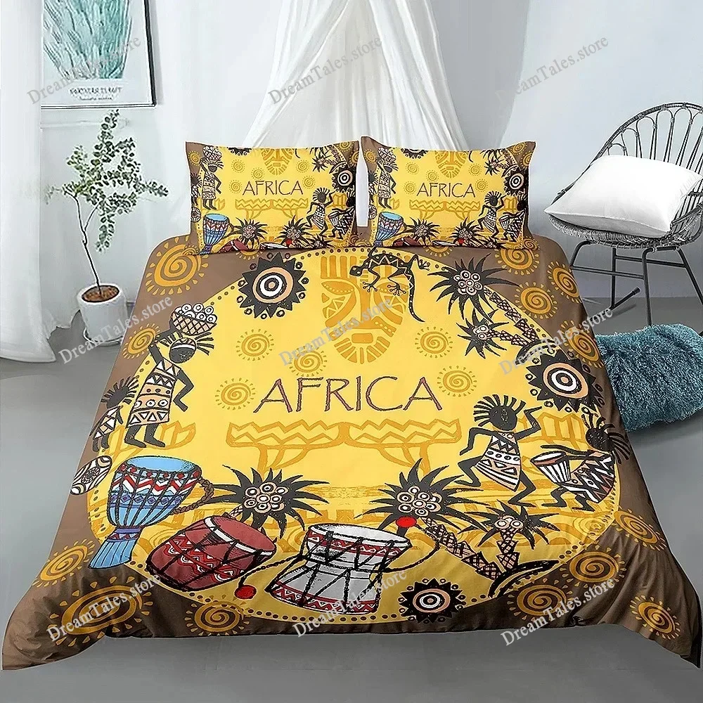 

3D Print Ancient Egypt Africa Style Pattern Bedding Set Duvet Cover Bed Set Quilt Cover Pillowcase Comforter King Queen Size