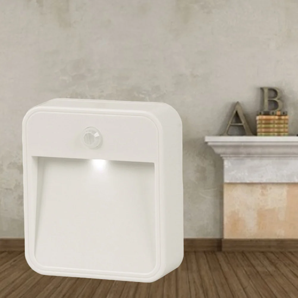 2 قطعة Led محس حركة ضوء 0.3 واط الأبيض السيارات ضوء الليل لخزانة المدخل الحمام خزانة غرفة النوم الدرج الحضانة رقم #1