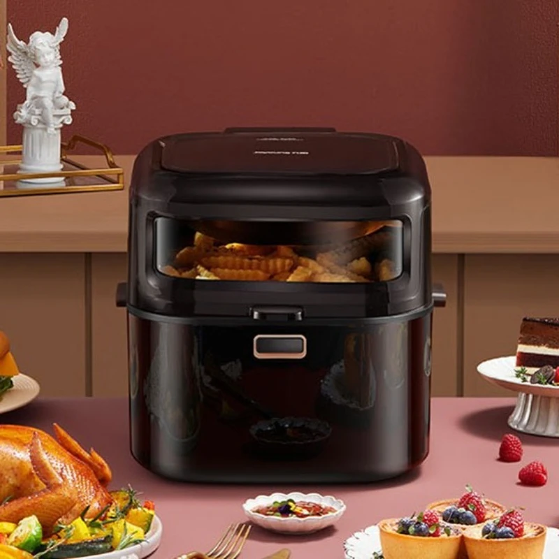 No need to flip the air fryer visual electric oven home large capacity multifunctional