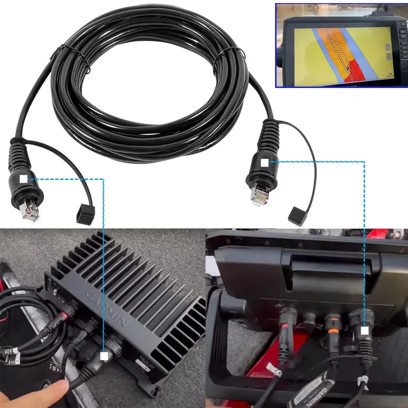 

For Garmin 6FT Marine Network Cable, RJ45 010-10550-00 for Garmin Navigation Screen Models