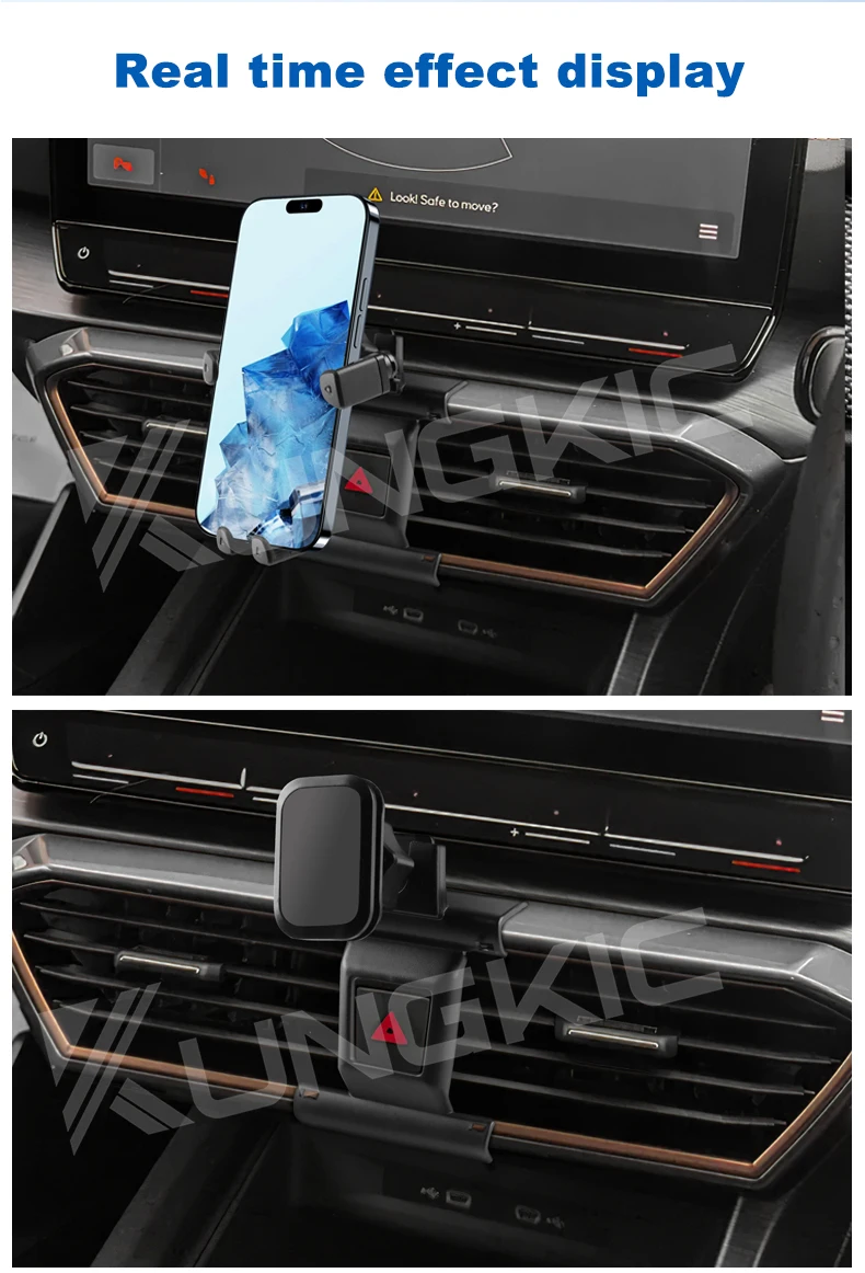 Für Seat Leon MK4 Cupra Leon Cupra Formentor 2020 2021 2022 2023 2024 2025 Auto Schwerkraft Magnetische Telefon Halter Halterung GPS stehen – Detail 7