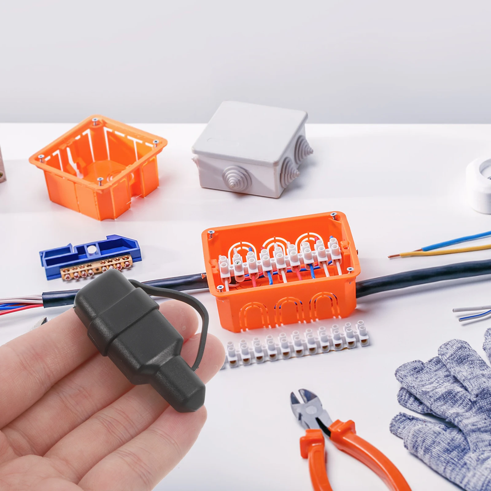 

Quick Connector Cover Cable Plug Batteries for Power Connectors Dustproof