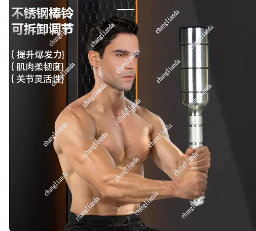 Stainless Steel Single Head Hammer Dumbbell Wrist Grip Strength Trainer Men Home Gym Forearm Fitness Weight Equipment