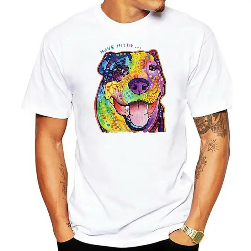 2022 Hot Sale Summer Style HAVE PITTIE - pitbull dog love - Dean Russo - Mens Cotton T-Shirt Tee shirt