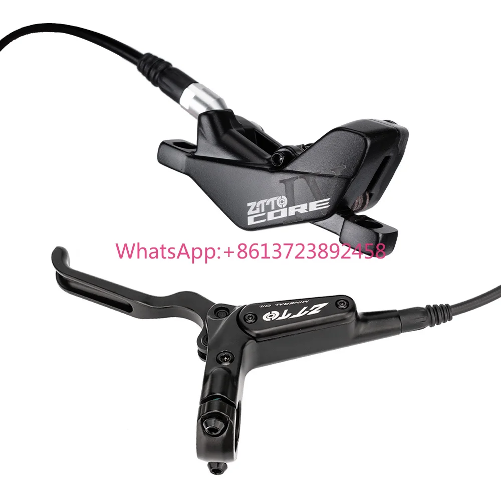 ZTTO MTB 4 Pistons Oil Pressure Bicycle Hydraulic Brake Split Lever Rear Calipers Oil Disc Brake