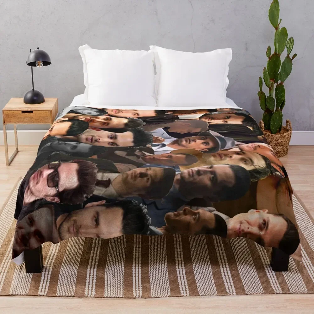 Michael Malarkey Photo Collage Throw Blanket Hairys anime Sofa Polar Blankets