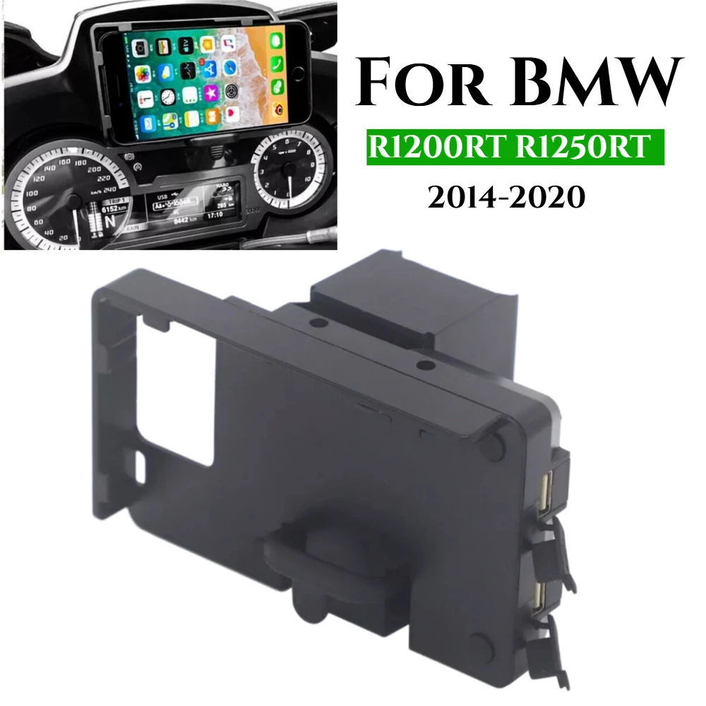 

For BMW R1200RT R1250RT 2014-2020 GPS Navigator USB Phone Charger Holder Navigation Bracket R 1200 RT 1250 R1200 R1250 2019