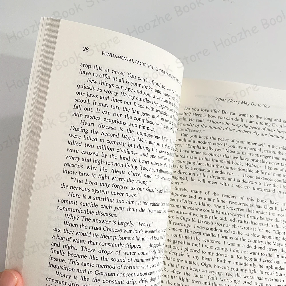 Imagem -04 - English Book For Construction Worry by Dale Como Parar de se Preocupar e Começar a Viver Métodos Testados Pelo Tempo Gerenciamento de Estresse