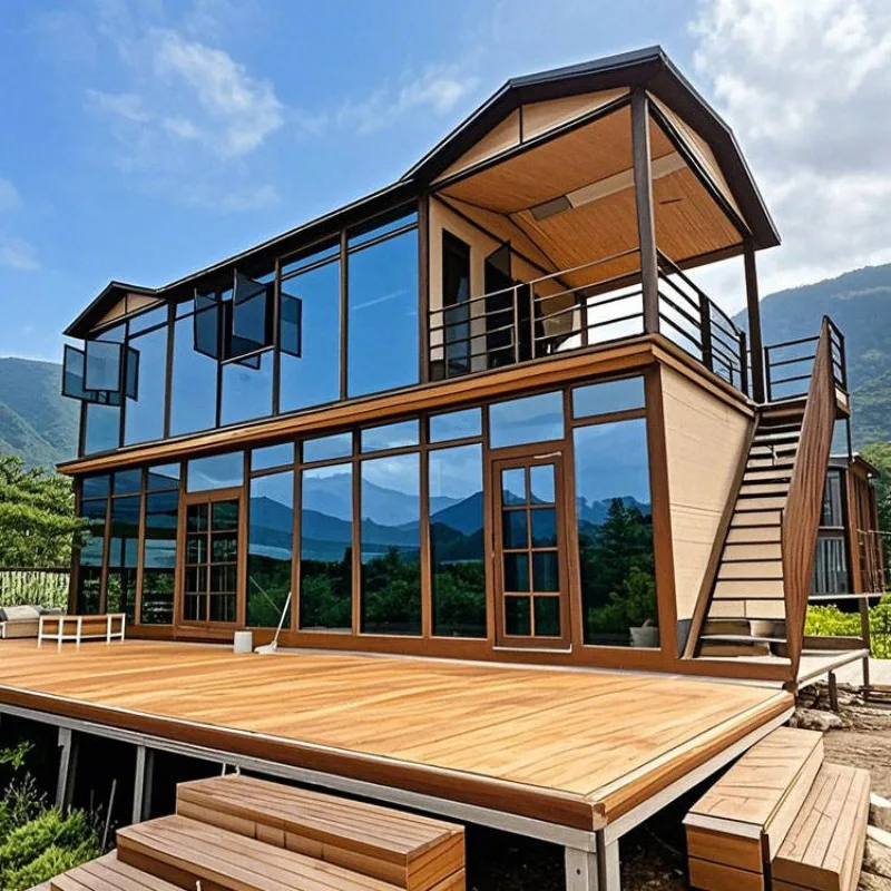 Manufacturer Expandable Container House Factory Wholesale Foldable Tiny House Detachable Container Forest Cabin Sunshine House