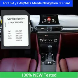 2023 BHP1 66EZ1N Mazda Navigation Maps SD Card Compatible 3/6/CX3/MX5/2016-CX5/CX9, GPS SD Card North America Maps