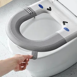 Coprisedile per WC riutilizzabile impermeabile Coprisedile lavabile Coprisedile per WC antiscivolo per uso domestico in viaggio Accessori per il bagno