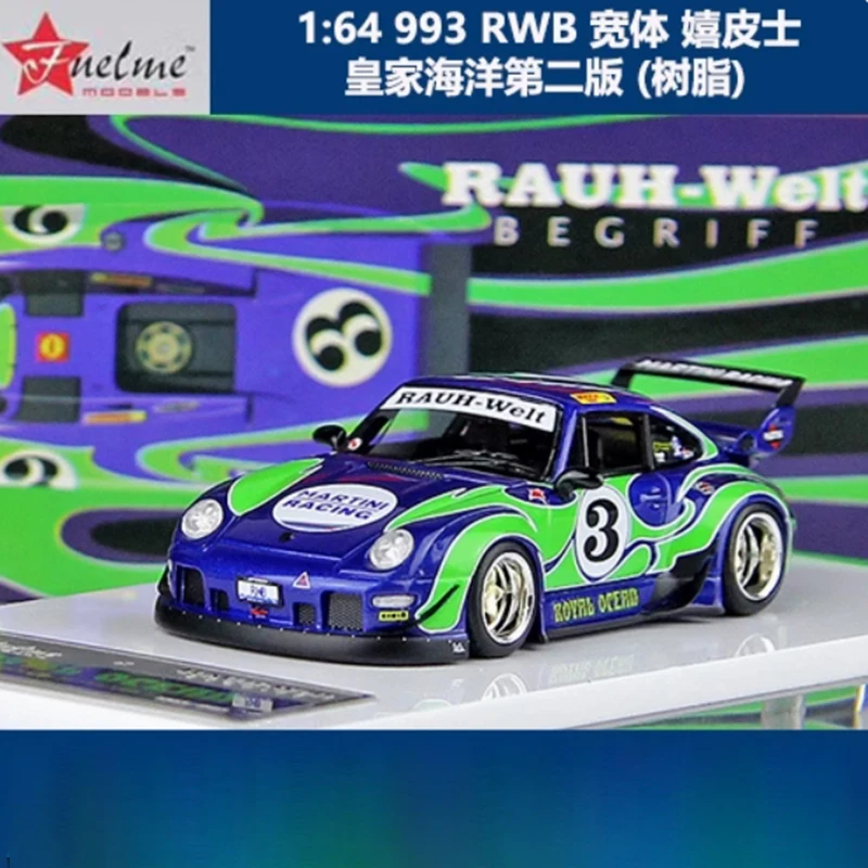 

Stock FuelMe масштаб 1:64 911 964 993 Rwb модель автомобиля из смолы, классический сувенир для взрослых, подарок, статический дисплей