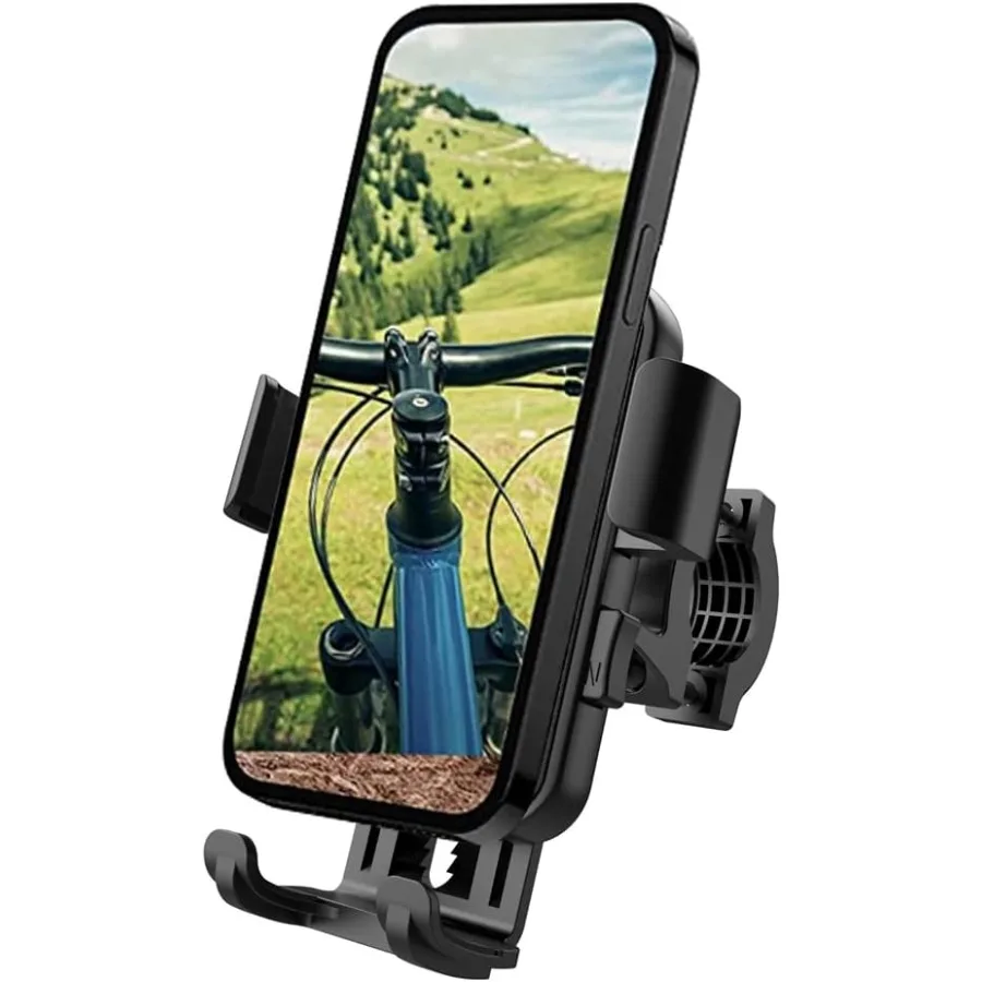 

Крепление для телефона на руль мотоцикла AntiShake для велосипеда, мотоцикла, безопасный держатель для мобильного телефона, совместимый с устройствами 47 дюймов