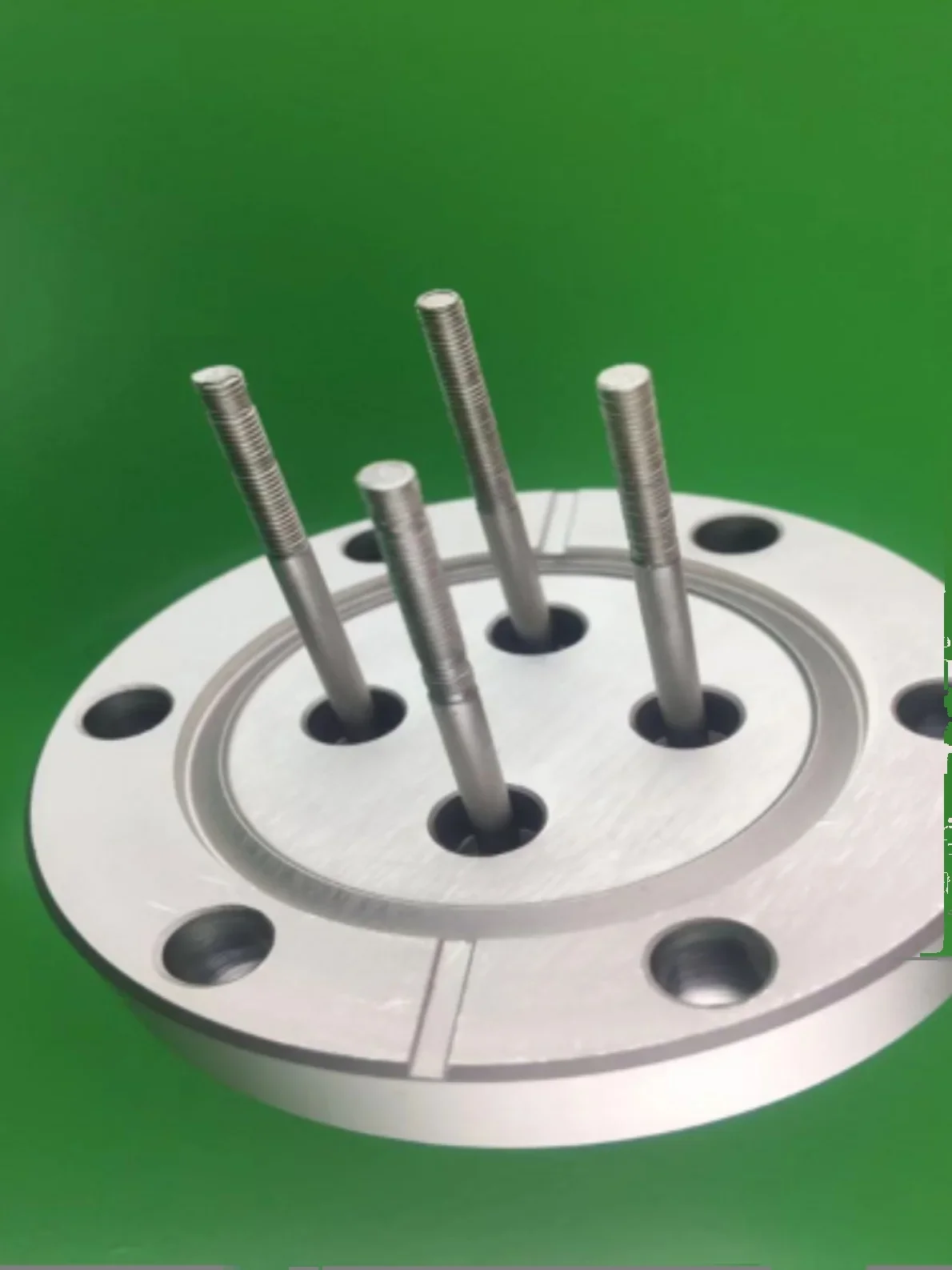 Ceramic Metallization Seal CF35 Electrode Flange Insulation Seal High Voltage Feedthrough Connection Device Conductive Post