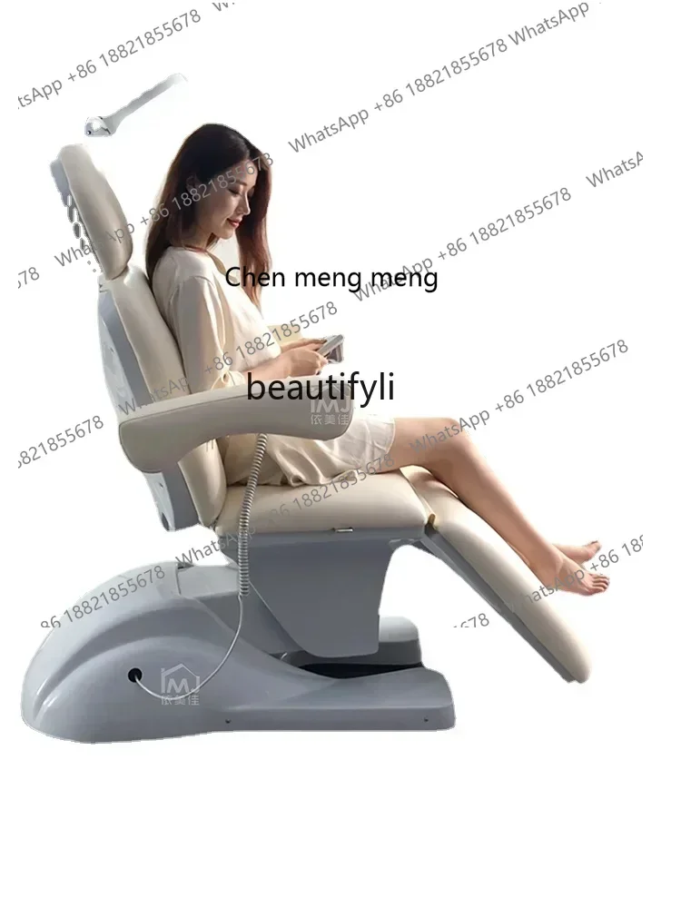 cn8617 ssElectric Beauty Bed Lifting Multifunctional Beauty Salon Body Massage High-Grade Split Leg Rotating Tattoo Chair