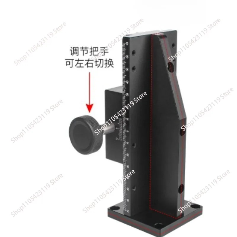 Manual displacement of X/Z axis dovetail groove sliding table long stroke for LWX60-L gear rack fine tuning