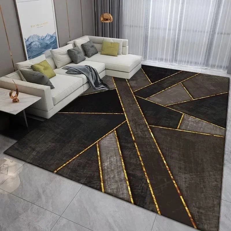 Modern Geometry Carpets for Living Room Decoration Home Large Area Rugs for Bedroom Washable Dining Room Non-slip Floor Mats