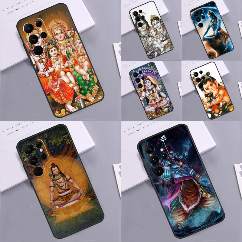 God Diety Hindu Ganesha Shiva Capa For Samsung Galaxy S21 S22 S23 Ultra Note 20 S8 S9 S10 Note 10 Plus S20 FE Phone Case