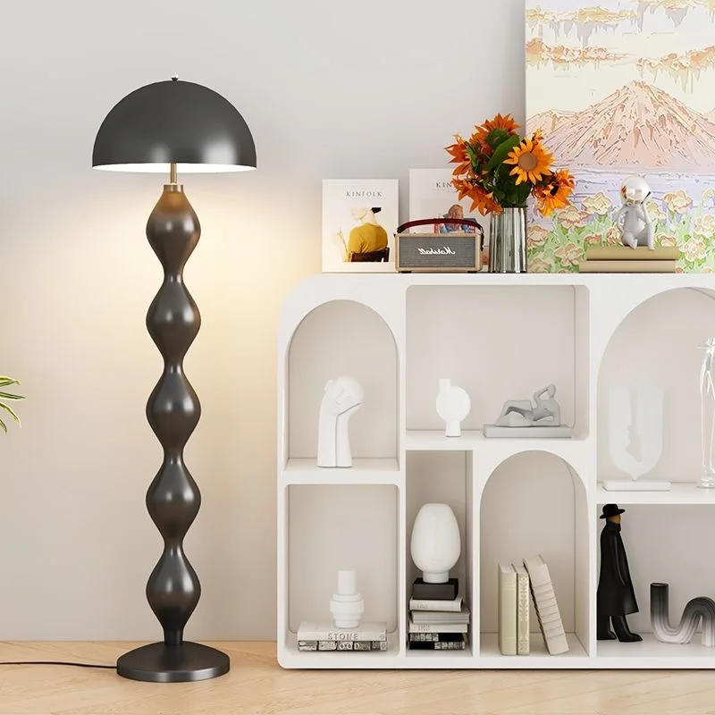 

Macaron Creative Mushroom Lamp Living Room Sofa Side Led Floor Lamps Bedroom Bedside Light Senior Sense Of Vertical Lights