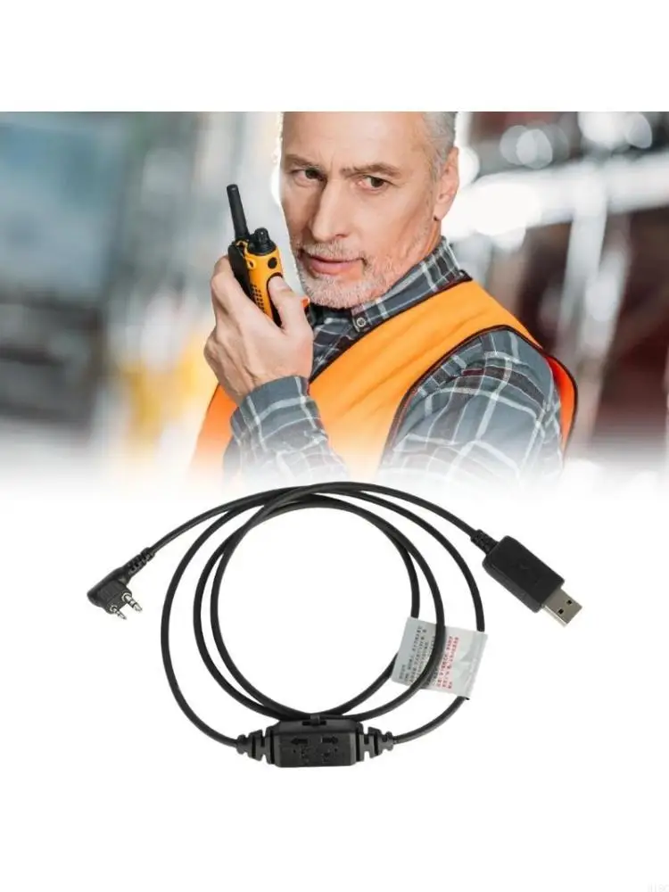 

USB Programming Cord Cable for TD500 PD530 BD500 Interphone Write Frequency Line USB Wire for Two Way Radio Programming