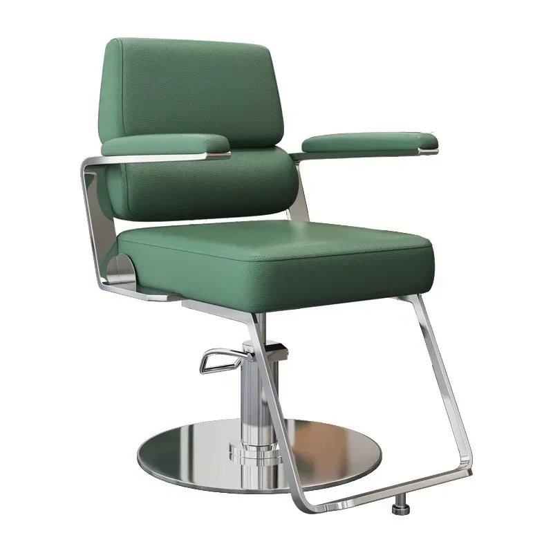 

Barber Stations Furniture Chair Pink Vintage Chairs Beauty Salon Washing Hair Stylist Purpose Wheels Professional Hairdressing