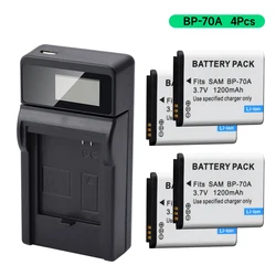 BP-70A EA-BP70A BP70A IABP70A bateria do SAMSUNG AQ100, DV150F, ES65, ES67, ES70, ES71, ES73, ES74, ES75, ES80,PL80 ES70 SL630