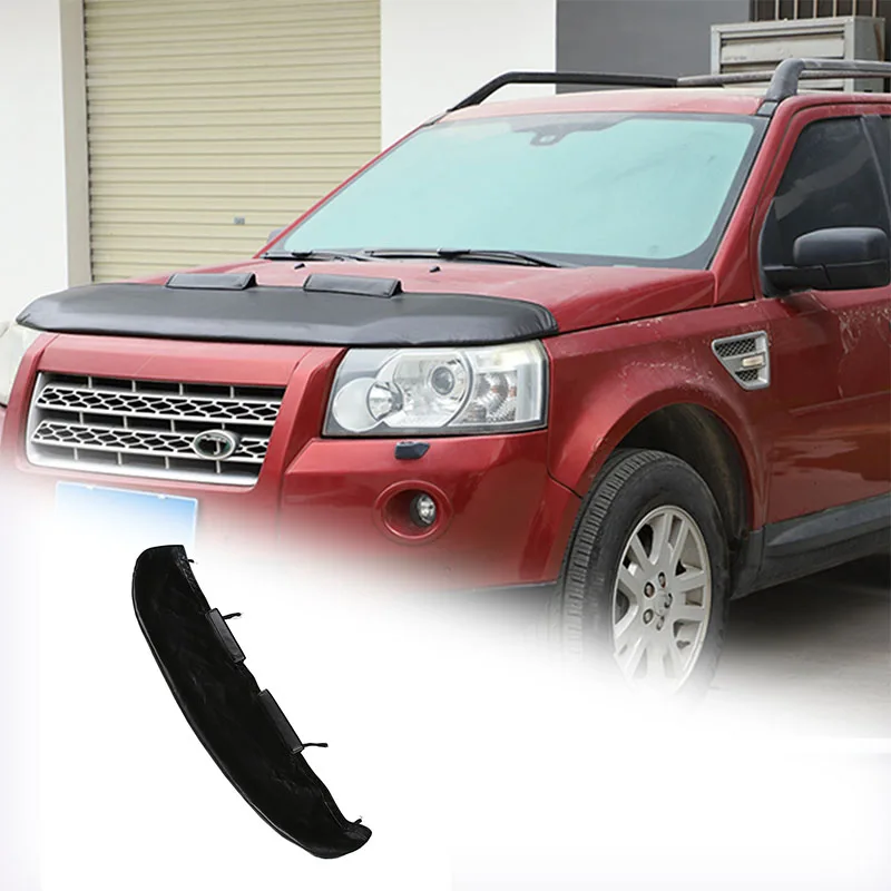 

For Land Rover Freelander 2 2007-2012 Leather Car Hood Cover Sand Block Stone Deflector Hood Protection Set Car Accessories