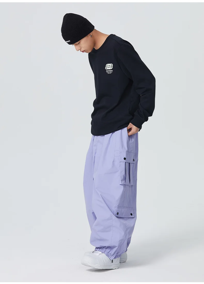 Searipe lose Snowboard tragen wasserdichte wind dichte warme weibliche Ski kleidung Schnee hose Frauen Männer Overall Winter Skihose – Detail 15