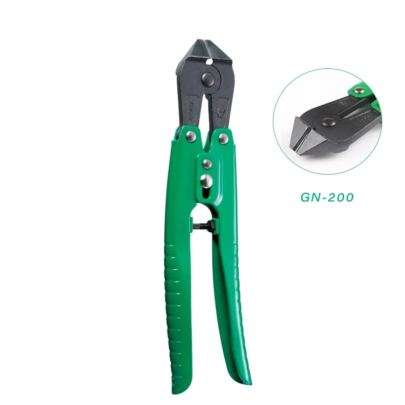 3.Peaks Green Cutter Japanese Jewelry Nipper 200mm GC-200 GN-200 GN-200J Forged Vanadium Steel For Cutting Casting Trees & Wire