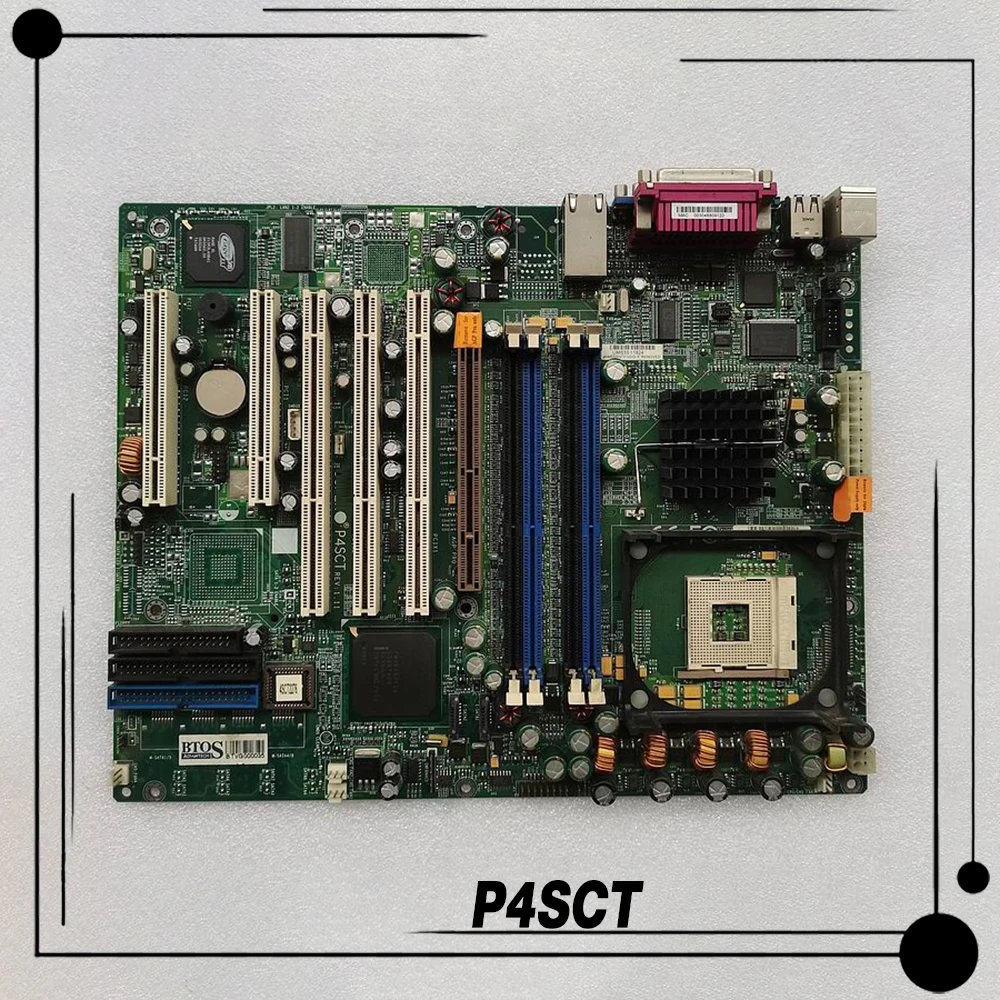 For Supermicro industrial control computer equipment motherboard P4SCT Rev.1.11