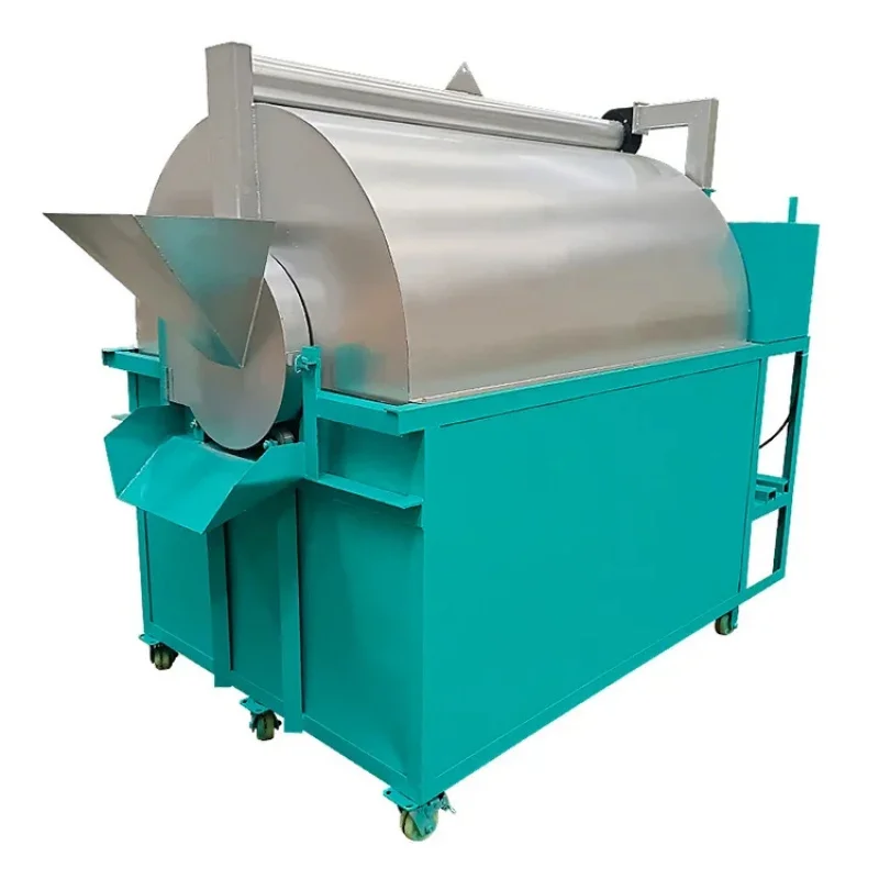 Rotary Peanut Soybean Pchio Walnut Roaster Grain Roasting Hine