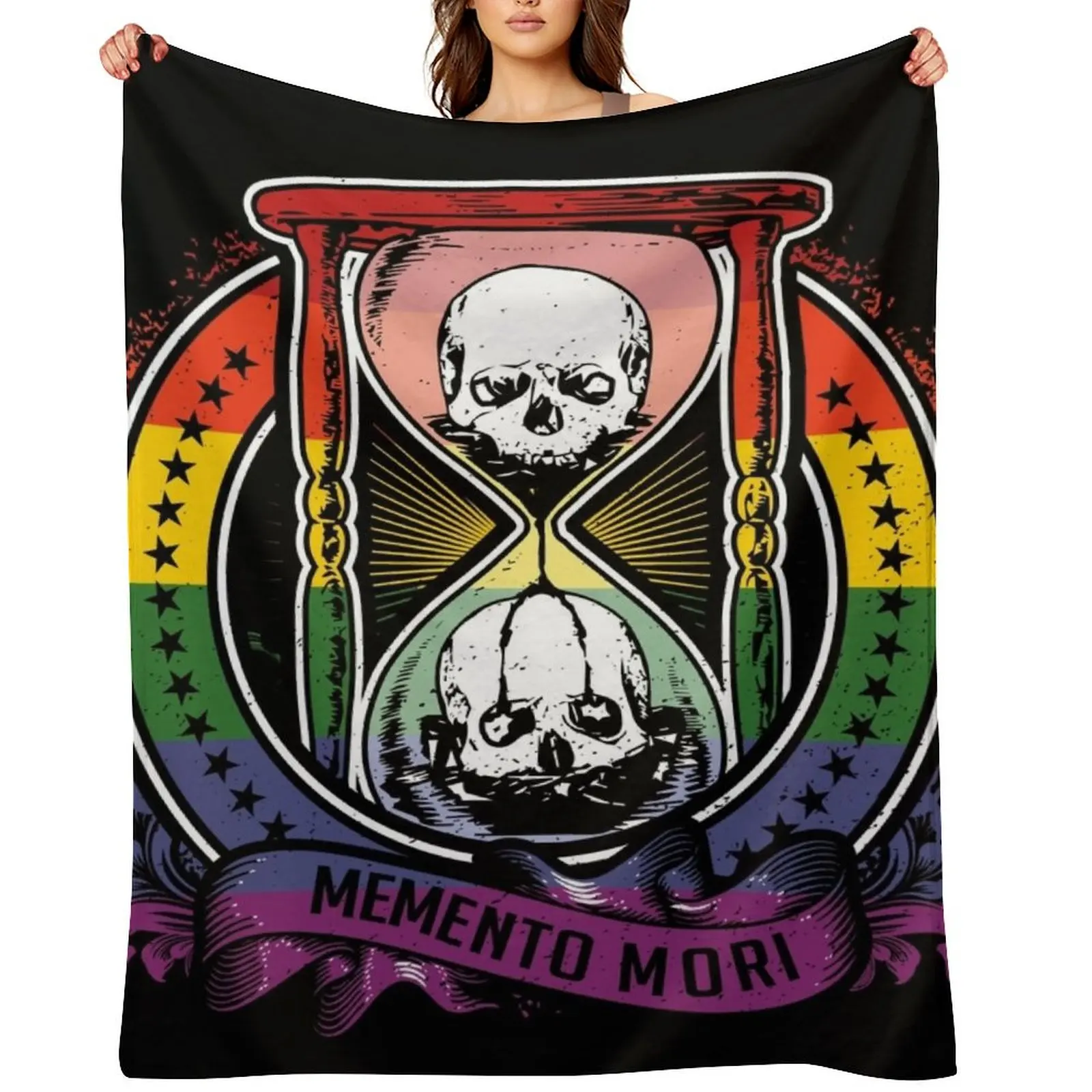 

Unus Annus Pride Throw Blanket manga Nap Decorative Beds Custom Blankets