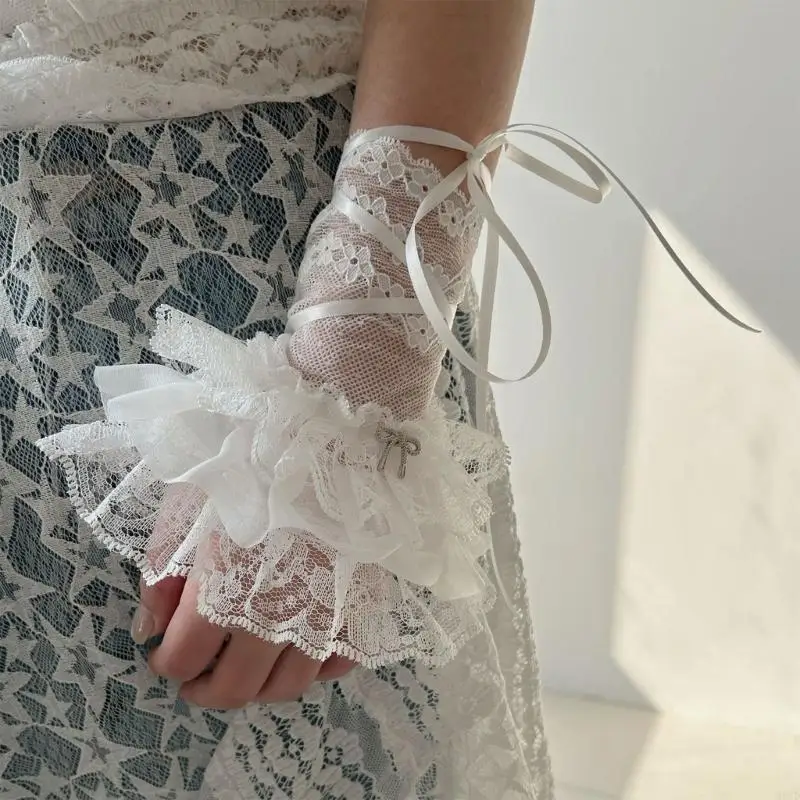 Polsini da polso da polso da donna m6cd per polsini maniche brima rimovibili per oggetti balletto