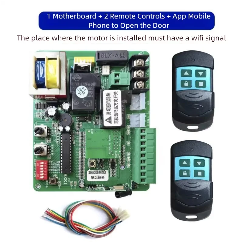 TUYA Smart WiFi Sliding Gate Motor Motherboard 110V 220V Wireless Remote Control Circuit Board Mobile App Gate Opener Controller