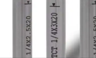 

TCT Double-Edge Straight Blade Edge Trimmer Blade, 1/4-inch Opening, 6.35mm, Suitable For Sheet Metal And Small Edge Trimmers