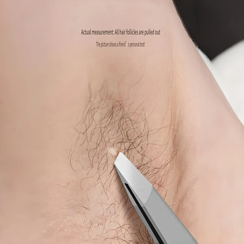 Professional Stainless Steel Tweezers - Precision Eyebrow & Facial Hair Removal with Anti-Slip Grip Grafting False Eyelashes