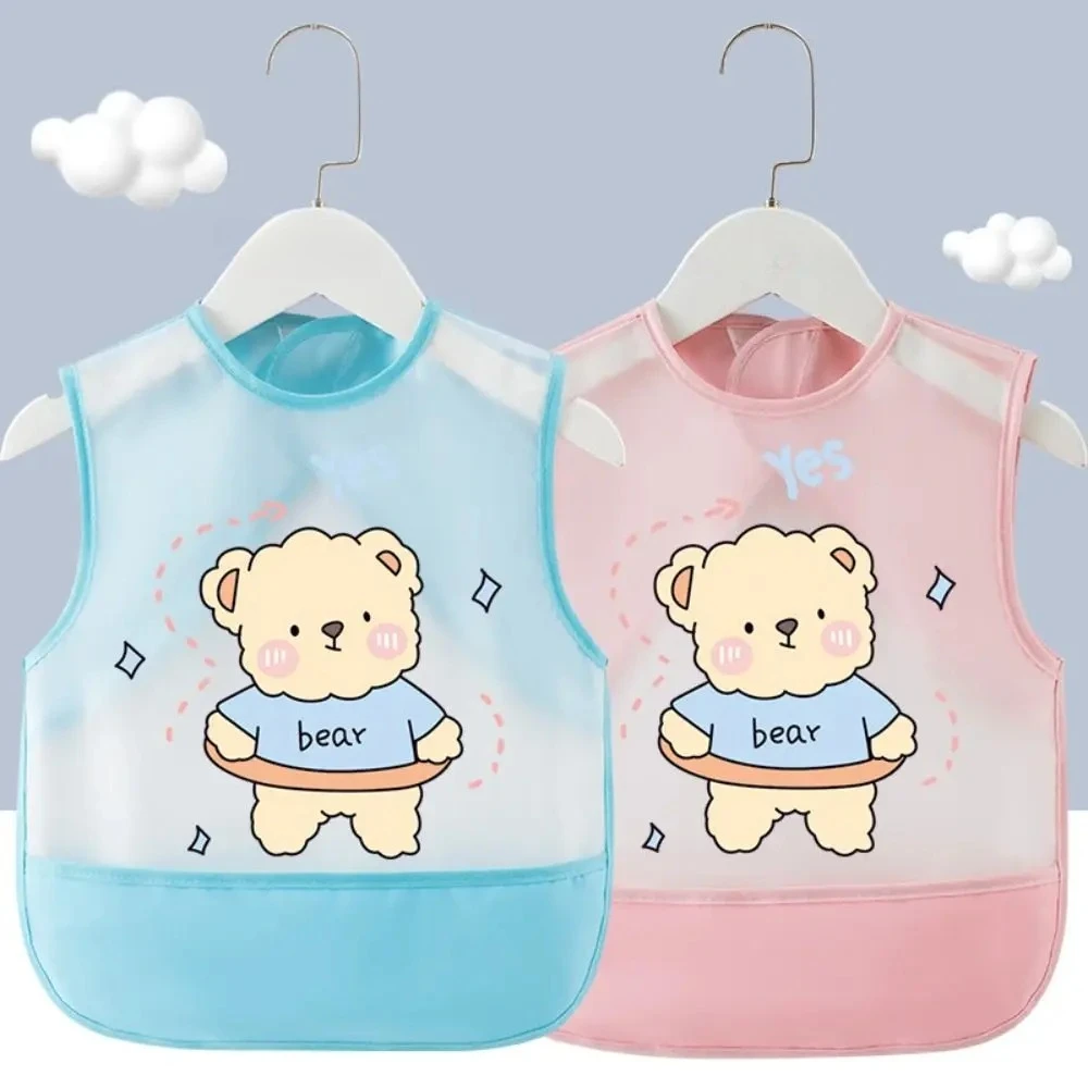 

Водонепроницаемый детский фартук без рукавов с героями мультфильмов для малышей, нагрудник для кормления для мальчиков и девочек, мягкие детские нагрудники, одежда для отрыжки
