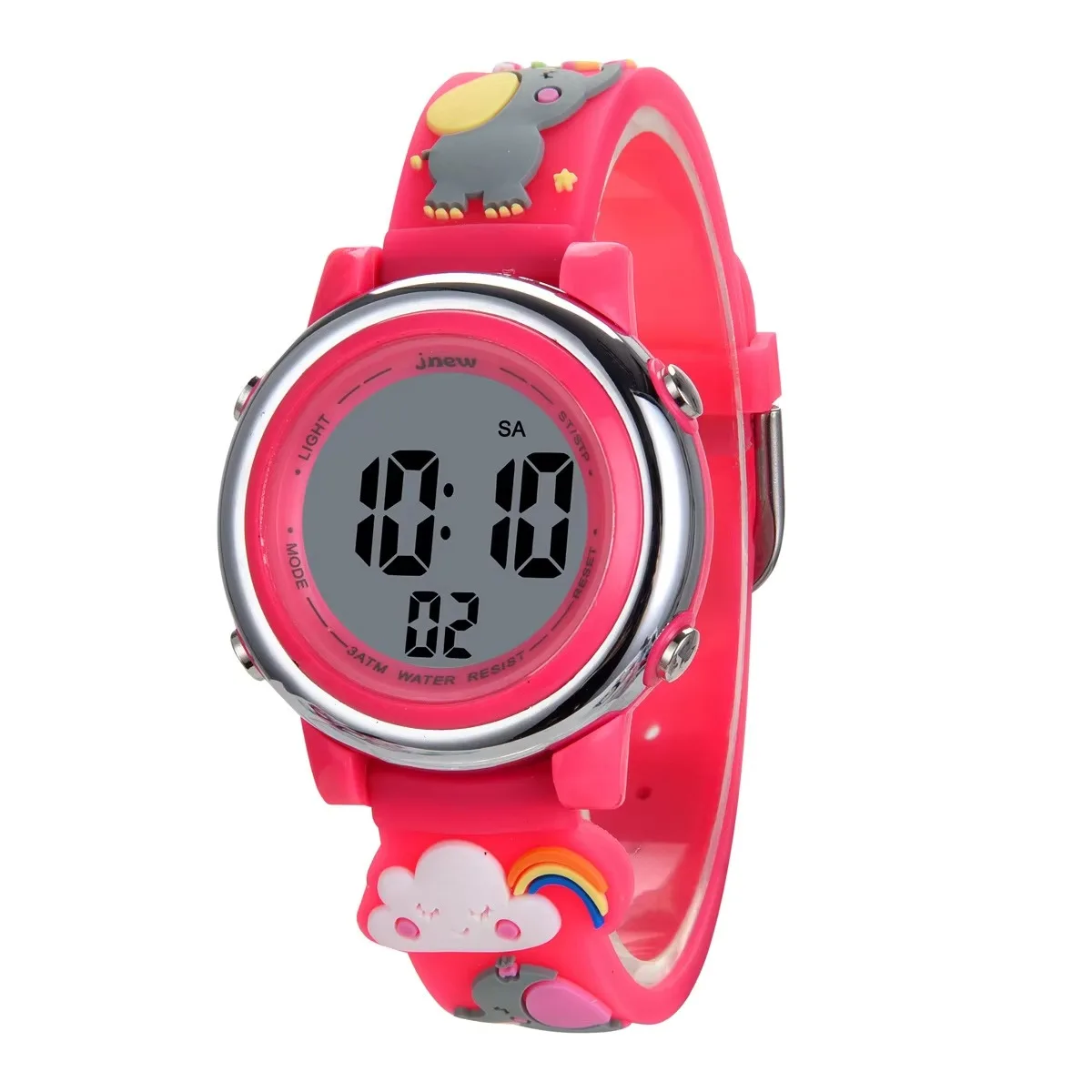 UTHAI H120 Leisure Cartoon orologio per bambini Allarme sportivo LED impermeabile Orologio elettronico per studenti Orologio di moda Orologio da regalo per bambini