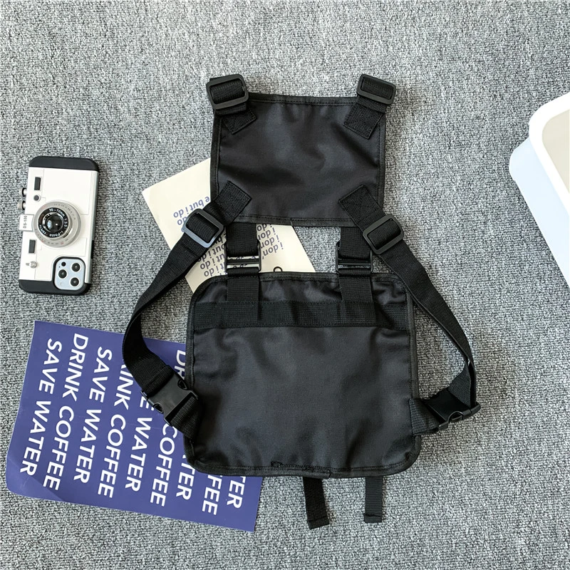 Тактическая нагрудная сумка в стиле хип-хоп, уличная одежда, жилет, сумка унисекс, нагрудная сумка, регулируемые сумки Fiskoracic, мужской спортивный жилет на открытом воздухе, рюкзак