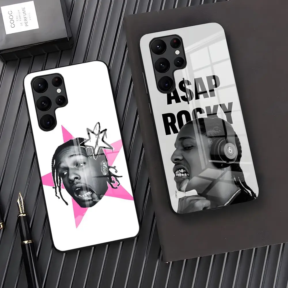 Hot A-ASAP Rocky Rapper Phone Case For Samsung A57 A37 A33 5G A54 A36 A35 A56 A52 A17 Shockproof Glass Cover