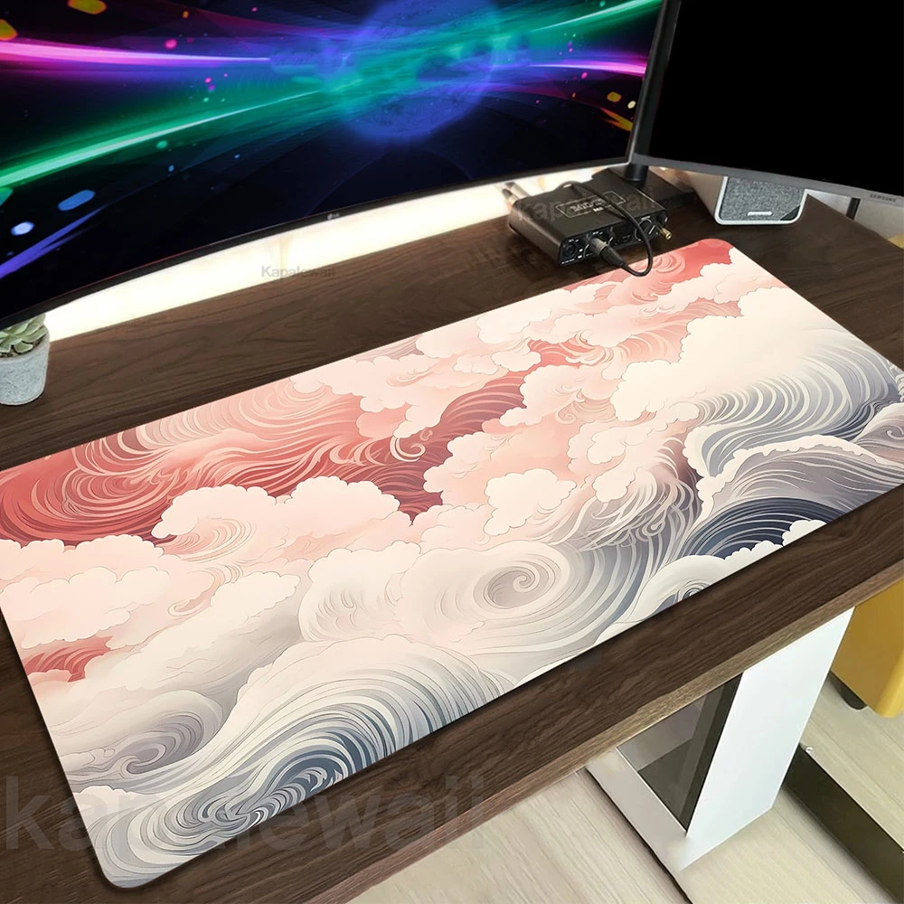 

Extended Mouse Pad Office Great Wave Off Mousepad Gaming Speed Keyboard Pads Table Carpet Computer Gamer Desk Mat 90x40cm