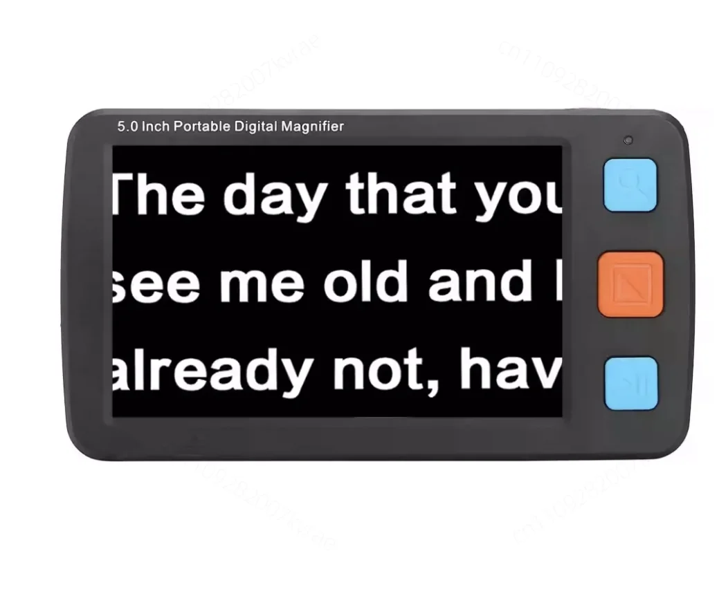 5.0 Inch Portable Digital Video Magnifier, Handheld Electronic Reading Aid For Low Vision Visually Impaired Seniors 4X-32X Zoom
