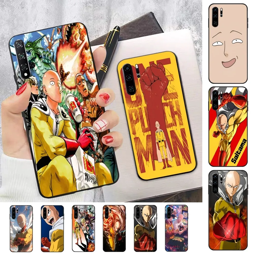 

Anime O-One P-Punch M-Man Phone Case For Huawei P 8 9 10 20 30 40 50 Pro Lite Psmart Honor 10 Lite 70 Mate 20lite