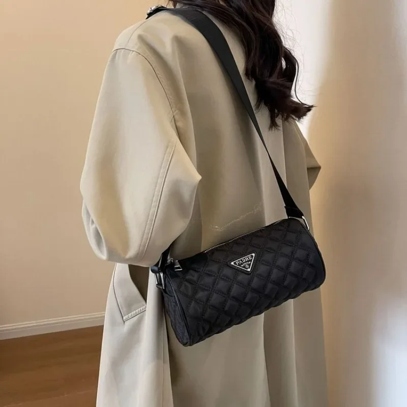 العصرية JK حقيبة الإناث حقيبة الطباعة الإبداعية الرجعية طويل النظر حقيبة تسوق خفيفة الوزن قابل للتعديل تحت الإبط أنيق لطيف