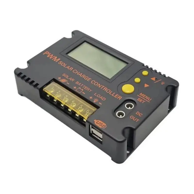 B97A-Solar Panel Regulator 30A For 12V 24V LCD Display Solar Charge Controller For 11.1V 12.8V Battery For Off-Grid Systems